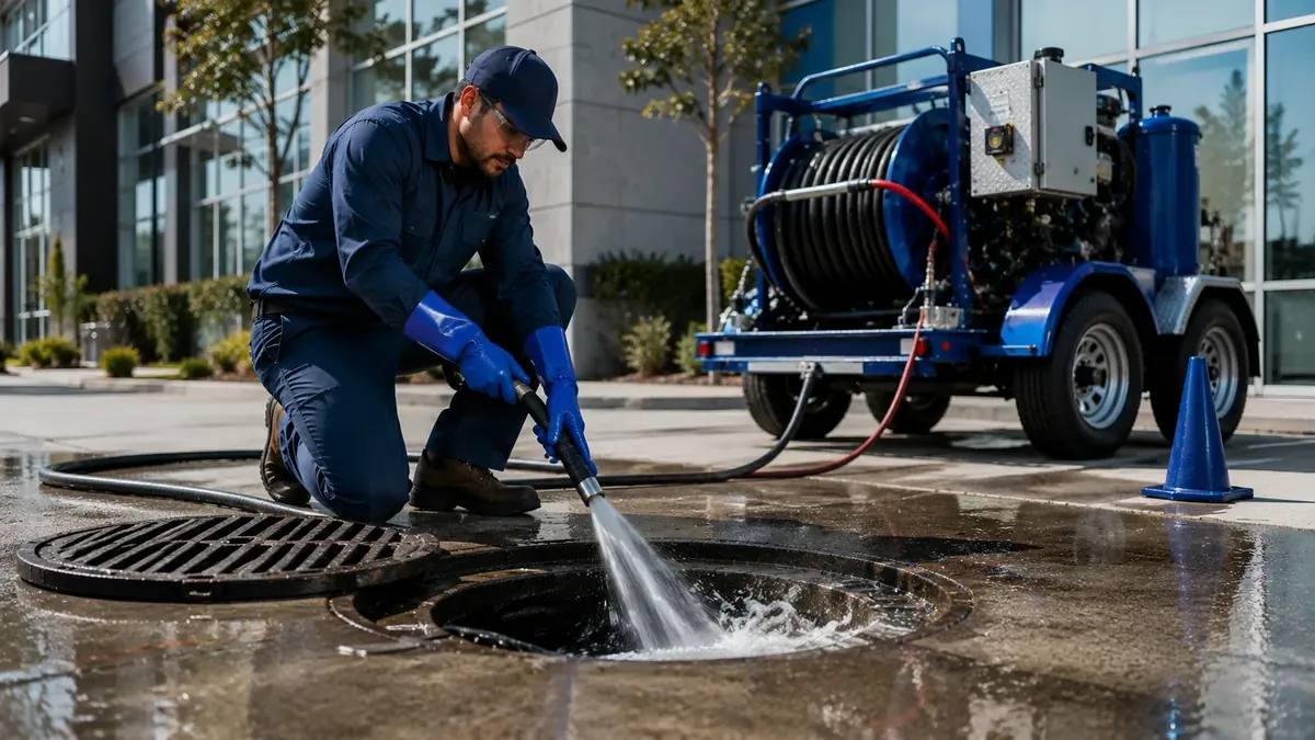Commercial Hydro Jet Drain Cleaning in Cerritos
