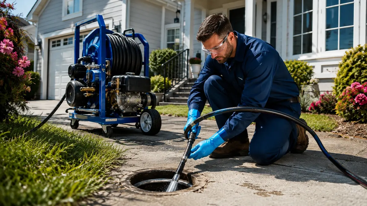 Residential Hydro Jet Drain Cleaning in Cerritos
