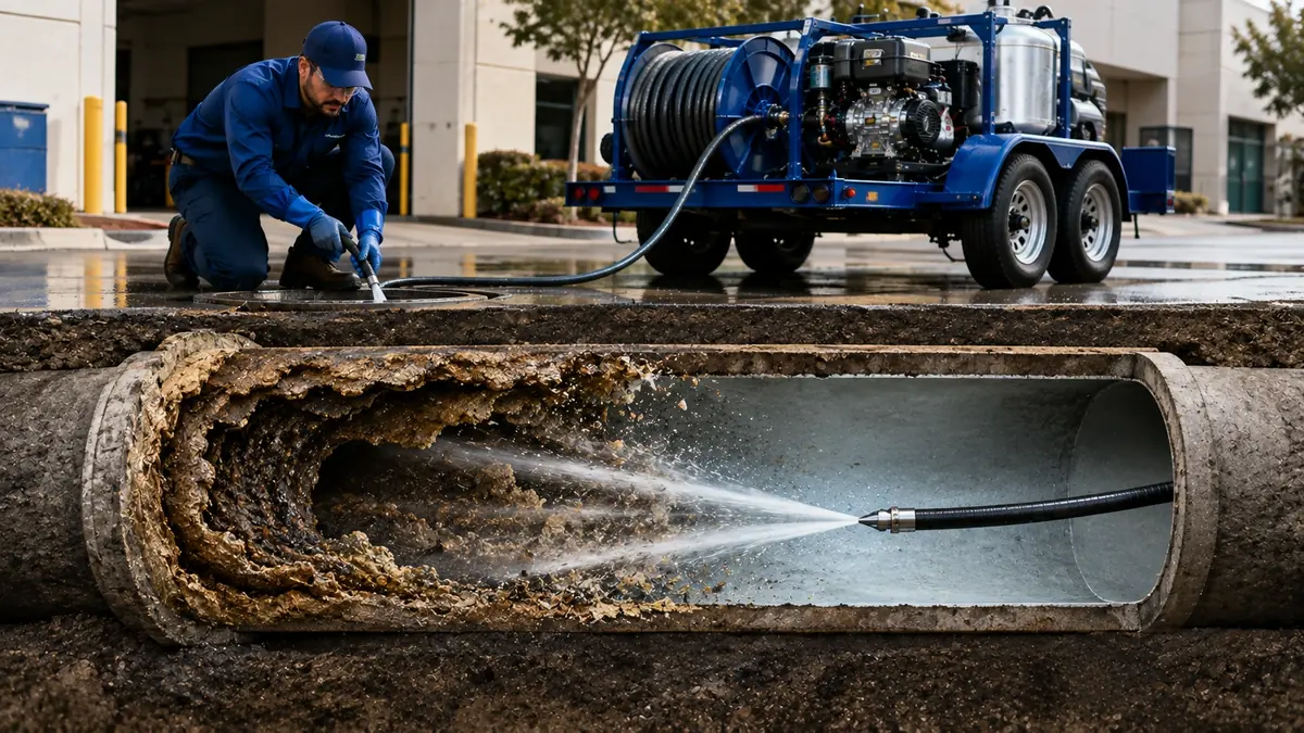 Sewer Pipe Descaling in Cerritos